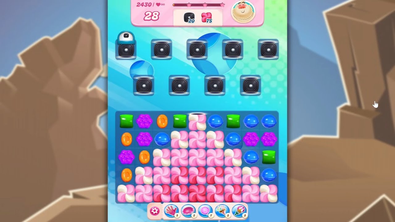Candy Crush Saga LEVEL 2430 NO BOOSTERS (new version)🐟☑️