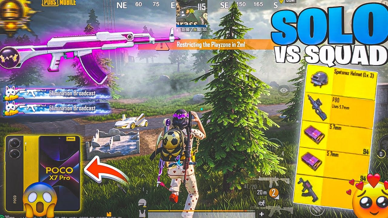 POCO X7 PRO PUBG TEST IN 2026🔥120 FPS INTENSELY GAMEPLAY😍 SOLO VS SQUAD | BGMI