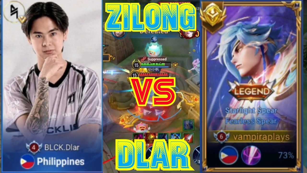 HOK ZILONG VS DLAR MONTAGE WHO WIN ANG INTENSE NG LABAN