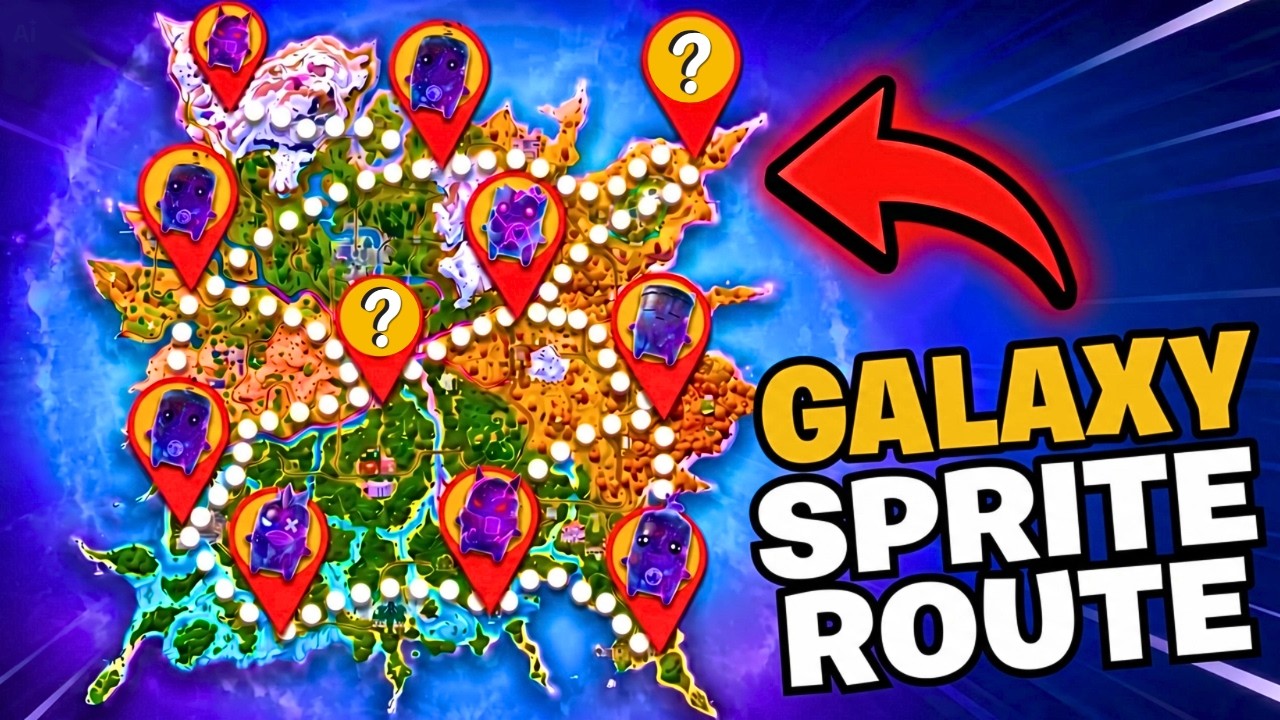 I TRIED the VIRAL GALAXY Sprite Route in Fortnite!