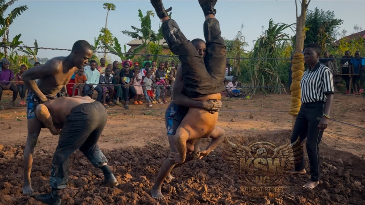 African Mud Wrestling!! Delete Vs Kamese | KsWug ๐ฅ background