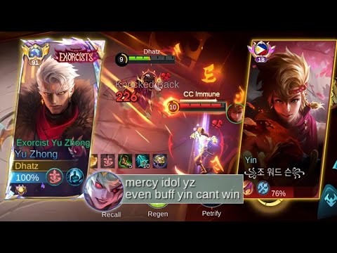 FINALLY A WORTHY BUFF YIN OPPONENT!! YU ZHONG BEST BUILD 2026 - MLBB