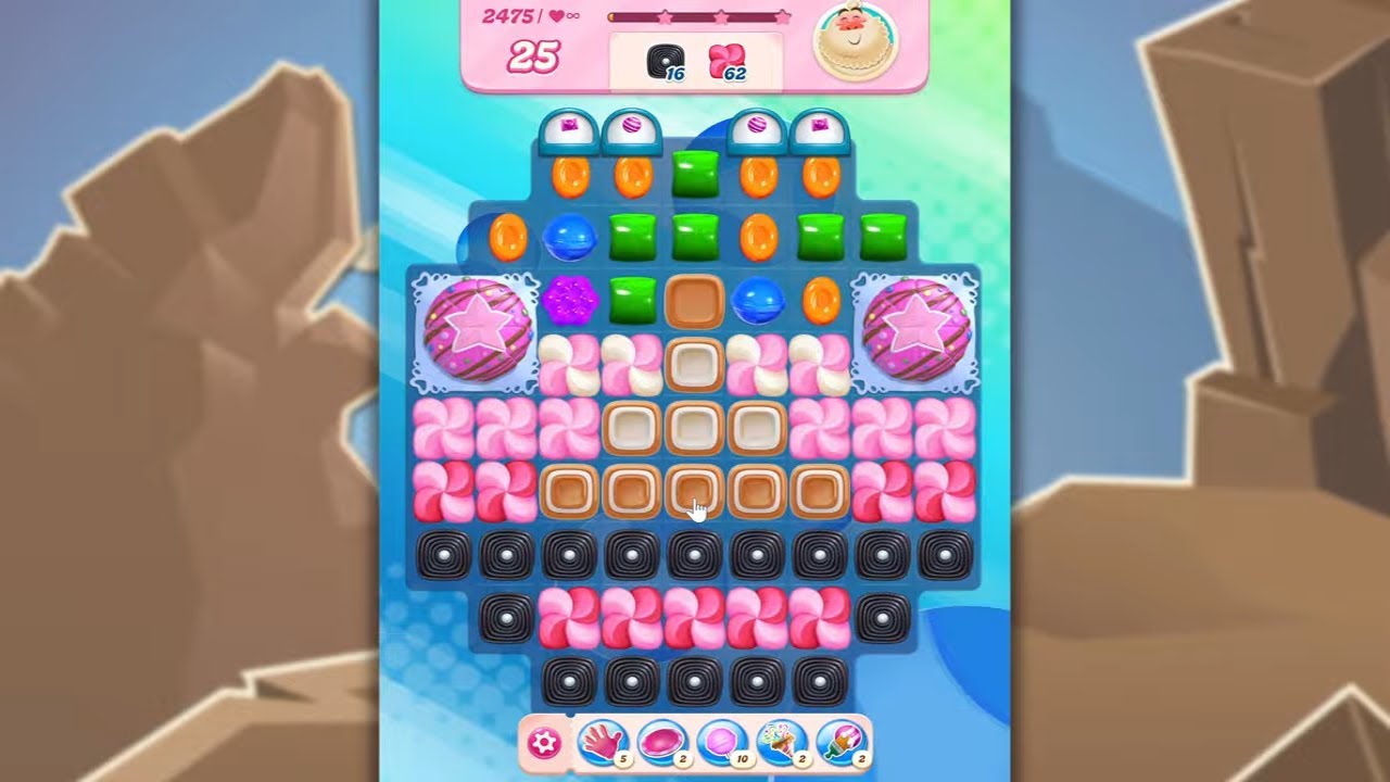 Candy Crush Saga LEVEL 2475 NO BOOSTERS (new version)🐟☑️