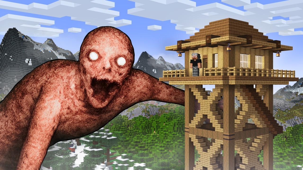 Sobreviví a los Críptidos de los Montes Apalaches en Minecraft