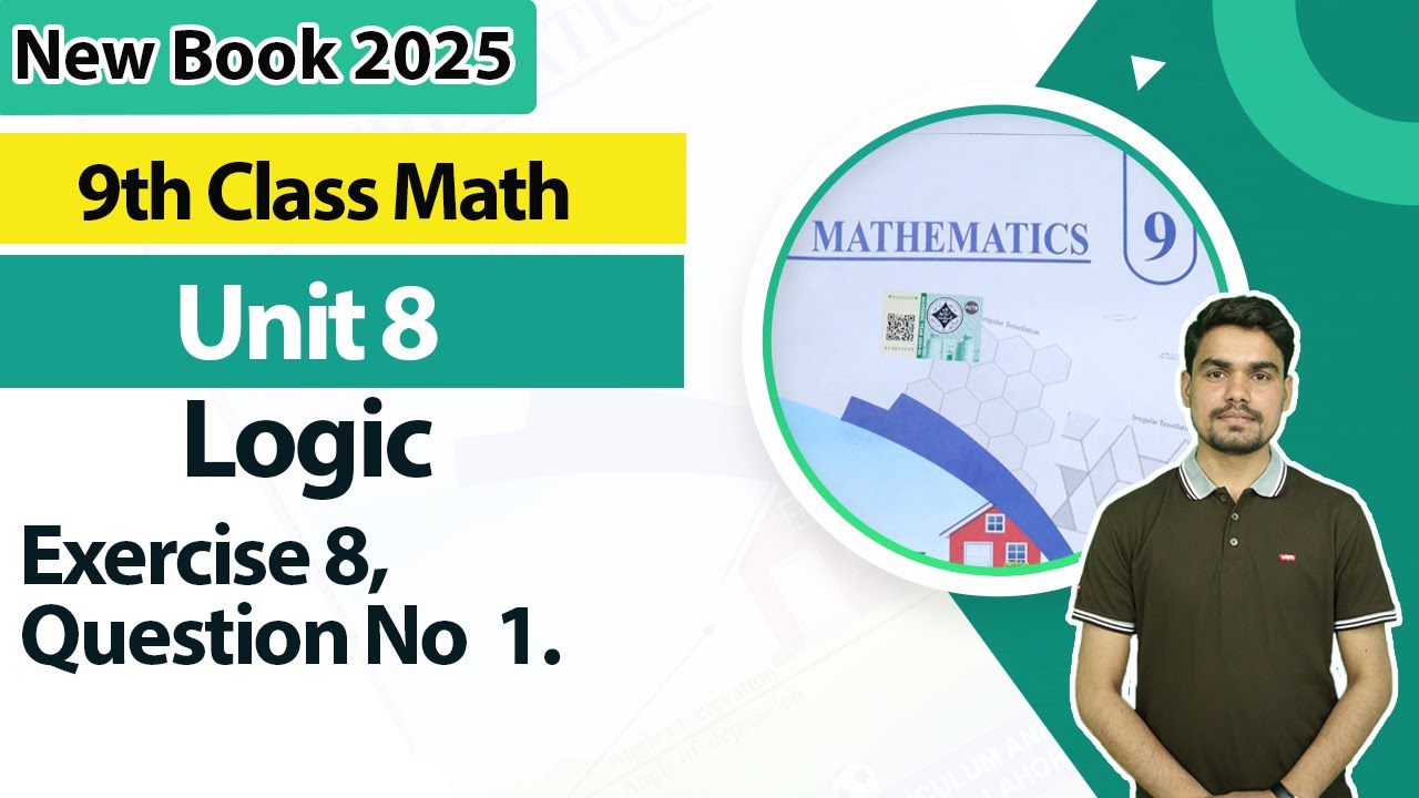 9th Class Math Unit 8 - New Book 2025