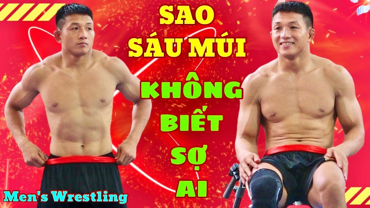 NGÔ THẾ SAO trạm trán NGÔ THÀNH TÂN keo 3 giải nhất.Đấu Vật Traditional Vietnamese Mens Wrestling.