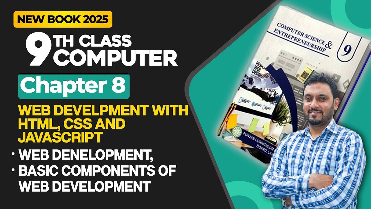 9th Class Computer Science Chapter 8 | New book 2025 palylist