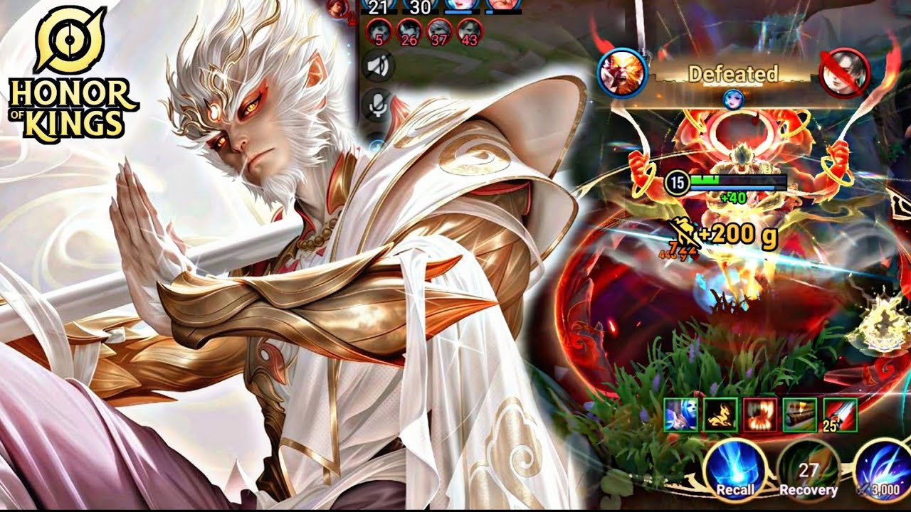 HOK : WUKONG GAMEPLAY | IN JUNGLE - HONOR OF KINGS