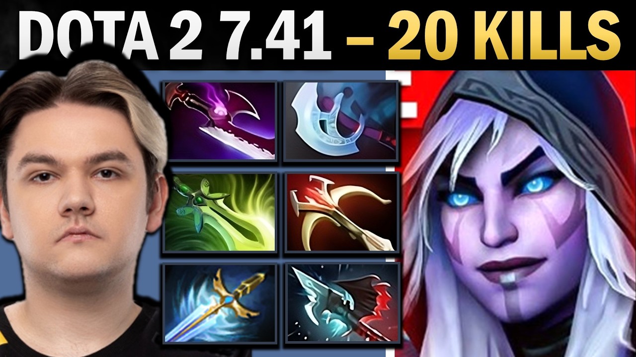Drow Ranger Dota 2 7.41 with Daedalus and Butterfly - Dota Gameplay