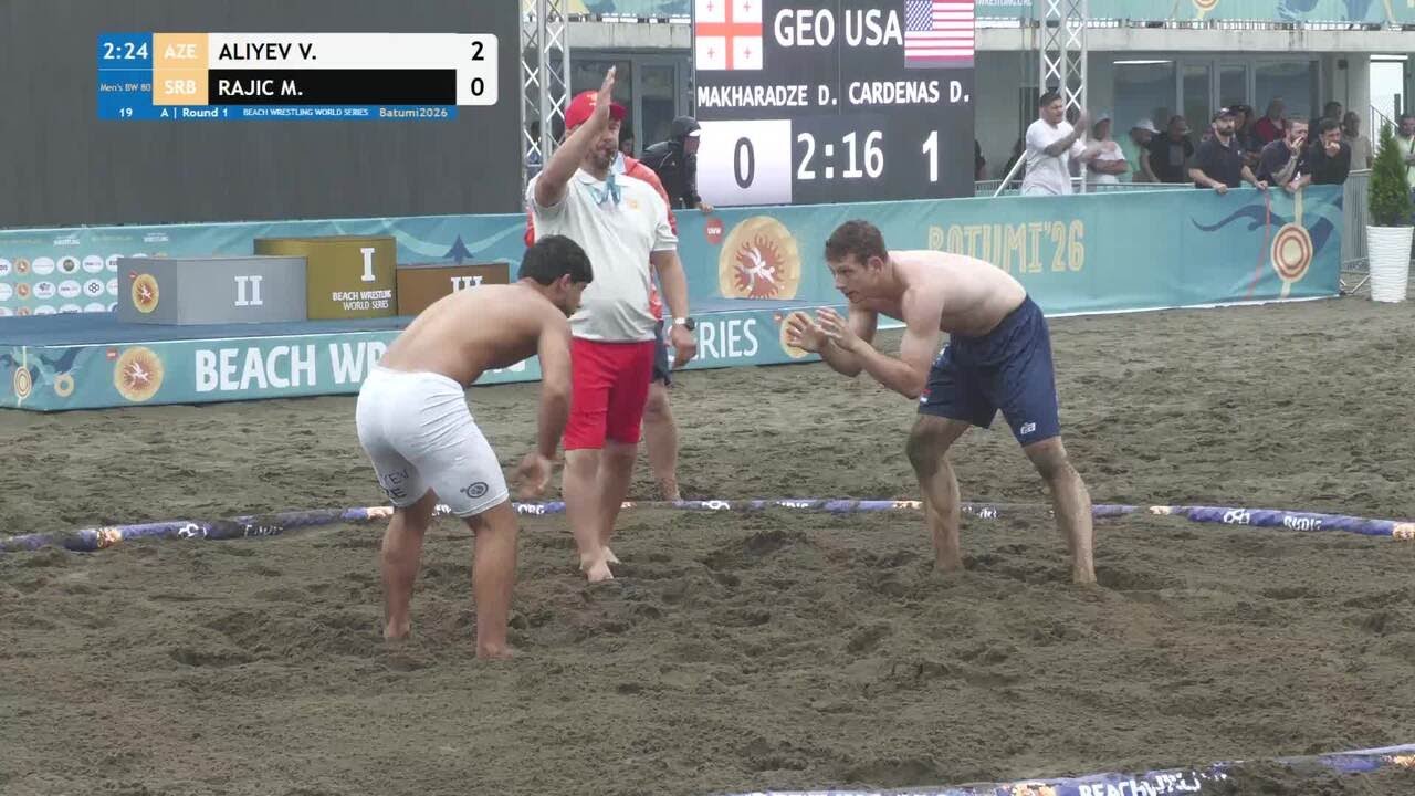 Vusal ALIYEV (AZE) vs. Miljan RAJIC (SRB) • A | Round 1 • Men's BW 80Kg