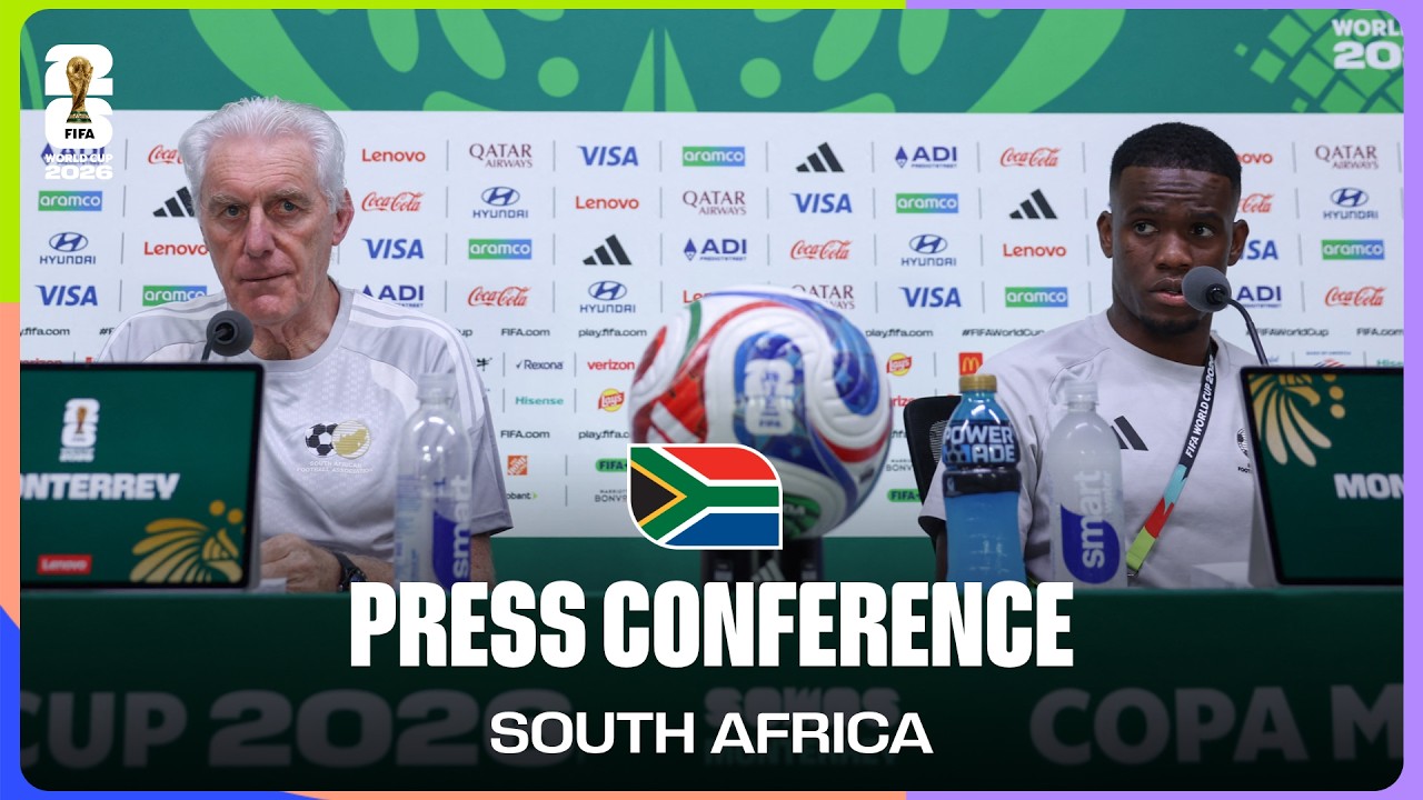 South Africa On Playing Korea Republic | Hugo Broos & Sphephelo Sithole Take Questions