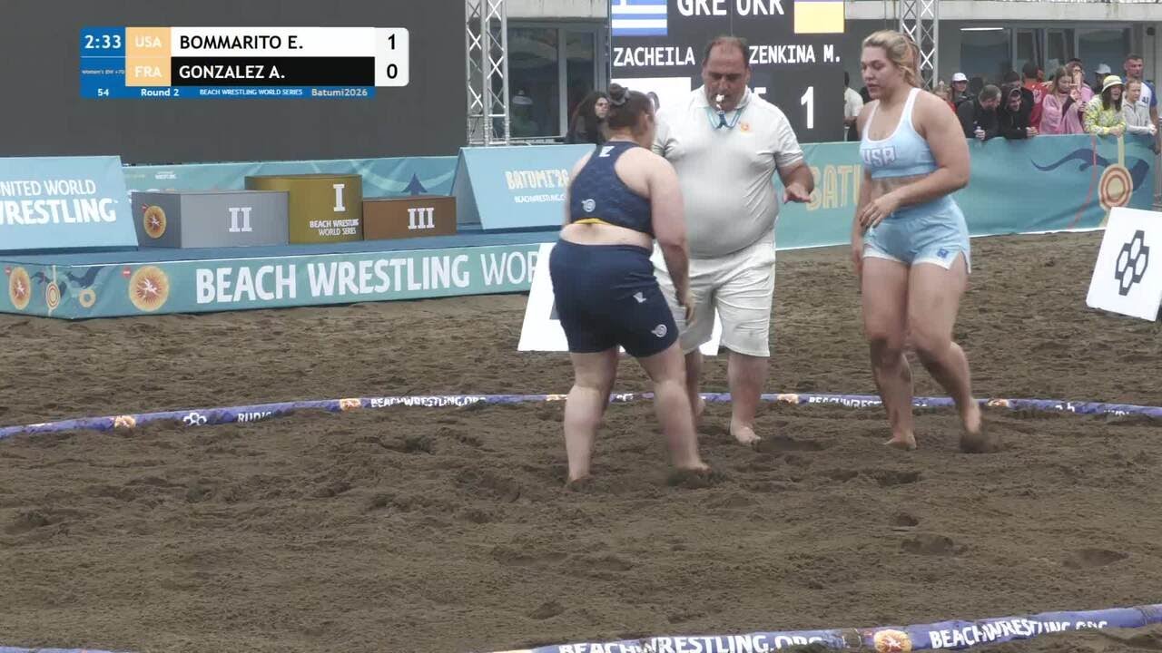 Eliana Rose BOMMARITO (USA) vs. Angelique Carole GONZALEZ (FRA) • Round 2 • Women's BW +70Kg