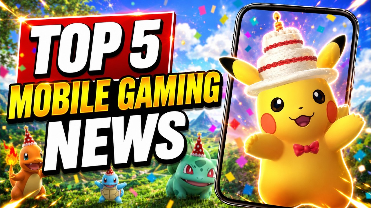 Top 5 Mobile Gaming News - Pokemon GO 10 Years & Brawl Stars MASSIVE Esports event