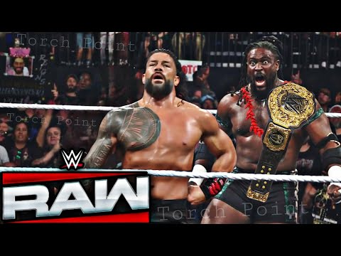 WWE 22 June 2026 Roman Reigns Vs Oba Femi Brutal Match World Heavyweight Championship WWE Raw 2026
