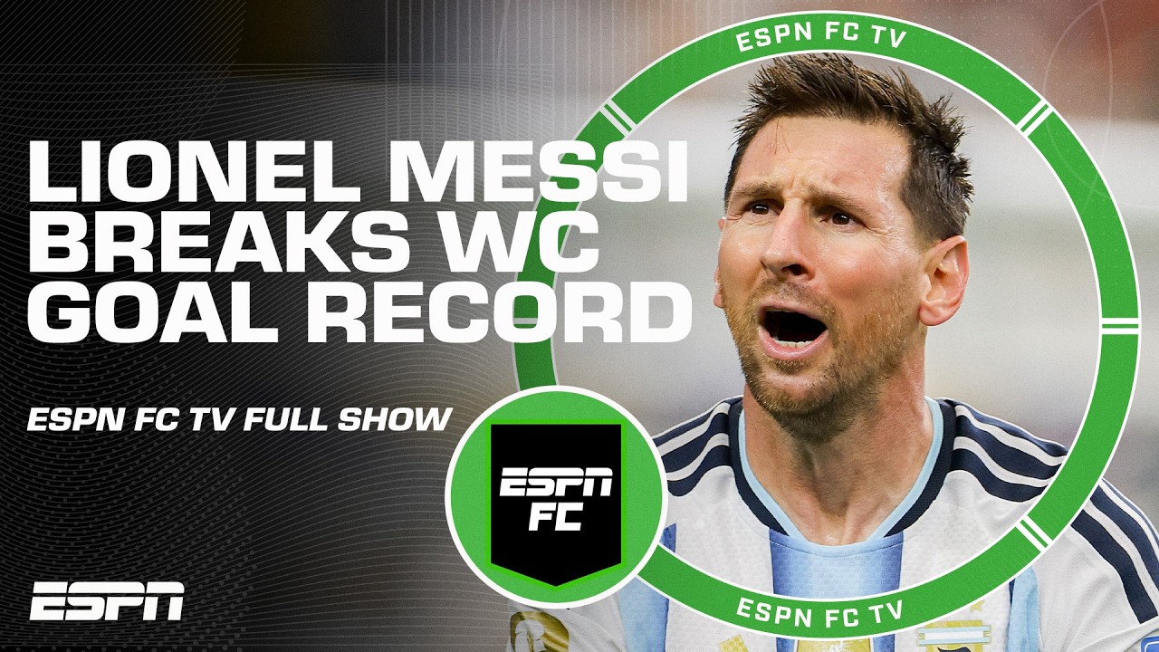 Another HISTORIC World Cup day ЁЯН┐ Messi breaks goal record + Mbappe & Haaland shine again | ESPN FC