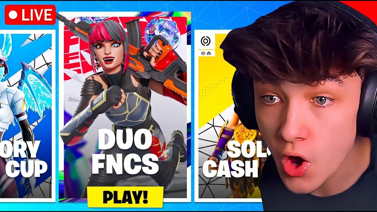 🔴LIVE! - DUO FNCS with NEW TEAMMATE! (Fortnite Tournament)