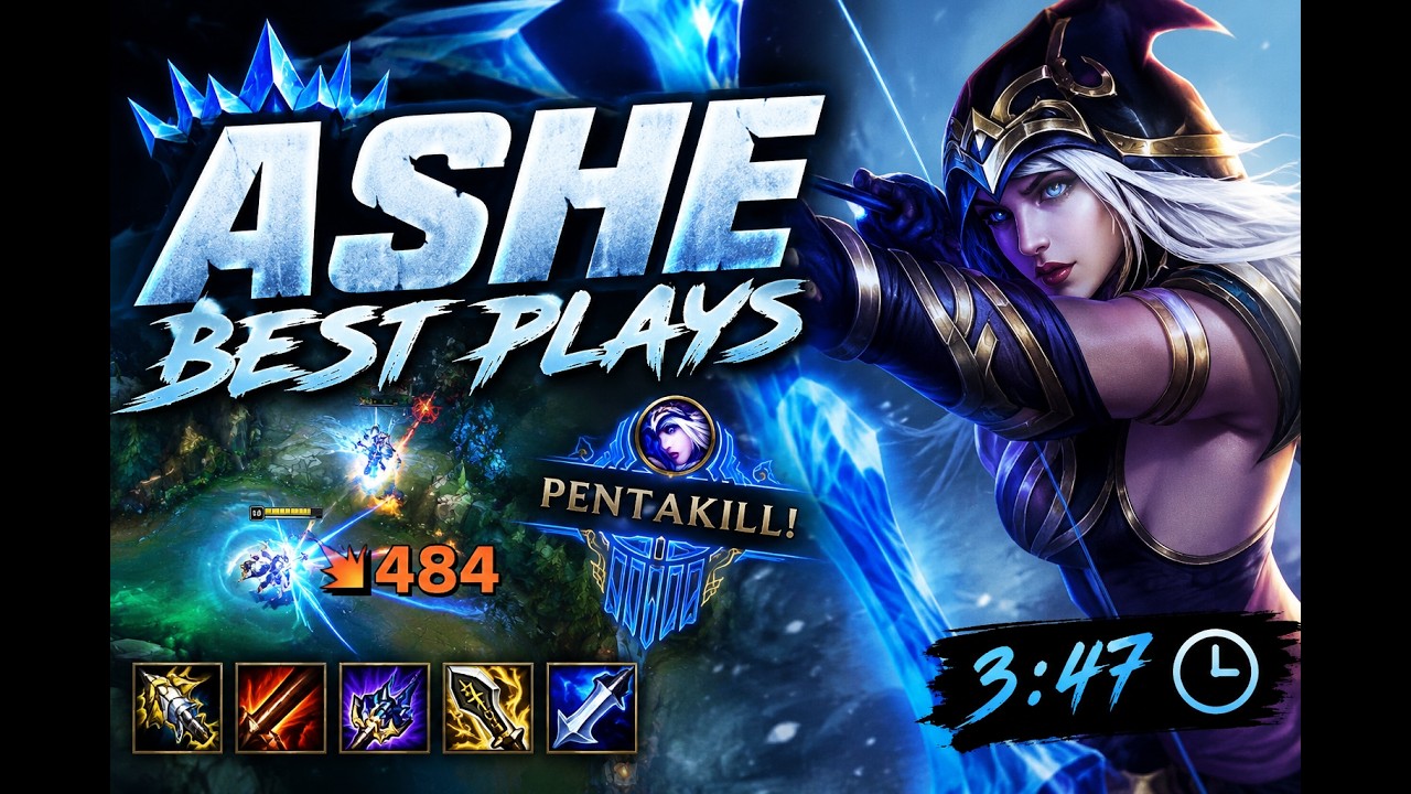Ashe Highlights 2026 | Best Plays & Outplays - League of Legends