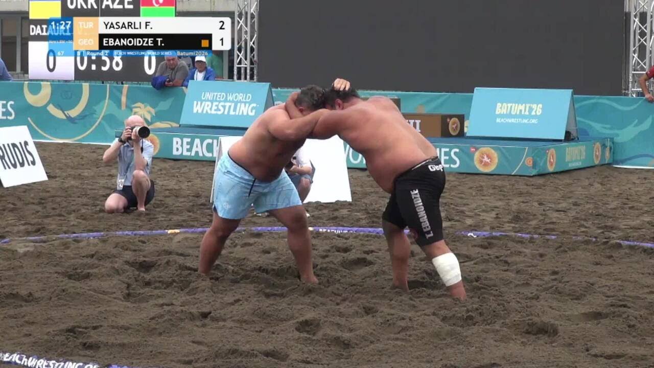Fatih YASARLI (TUR) vs. Tedore EBANOIDZE (GEO) • B | Round 2 • Men's BW +90Kg