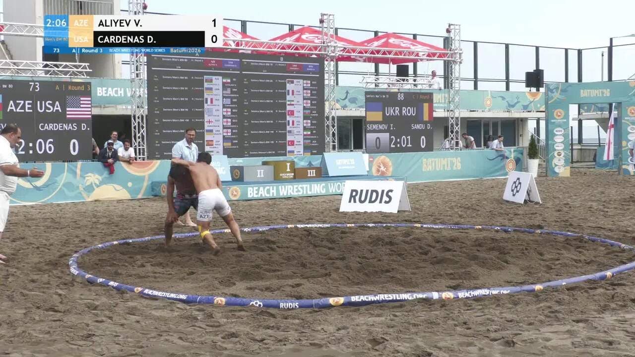 Vusal ALIYEV (AZE) vs. Daniel Eugene CARDENAS (USA) • A | Round 3 • Men's BW 80Kg