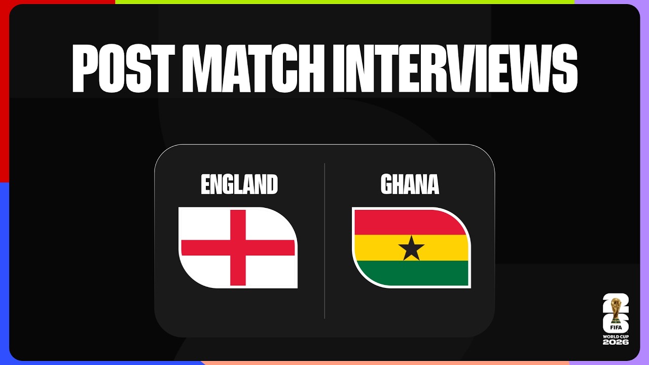 Post-Match Player Interviews | England 0-0 Ghana