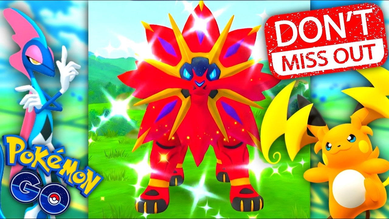 *SHINY SOLGALEO RAIDS & SECRET SUPER MEGA RAID DAY LEAKED* Pokemon GO news & tips