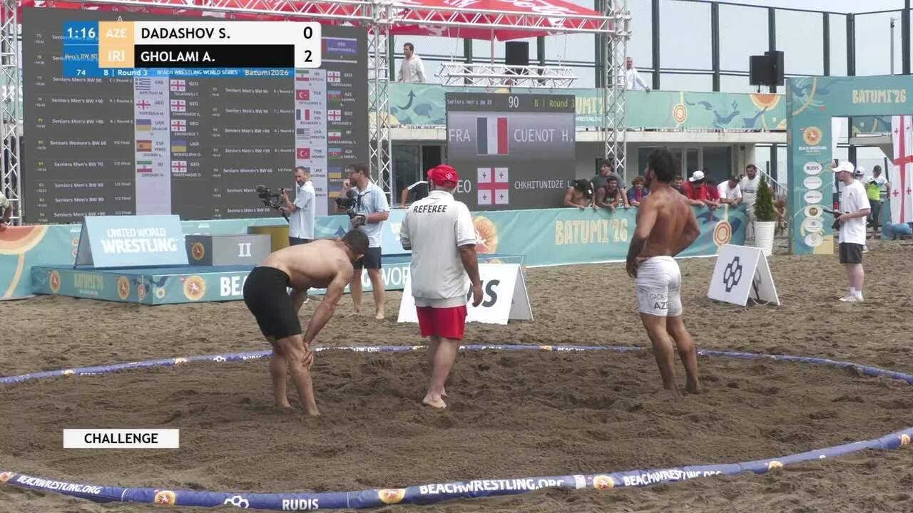 Sahib DADASHOV (AZE) vs. Ali Mohammad GHOLAMI (IRI) • B | Round 3 • Men's BW 80Kg