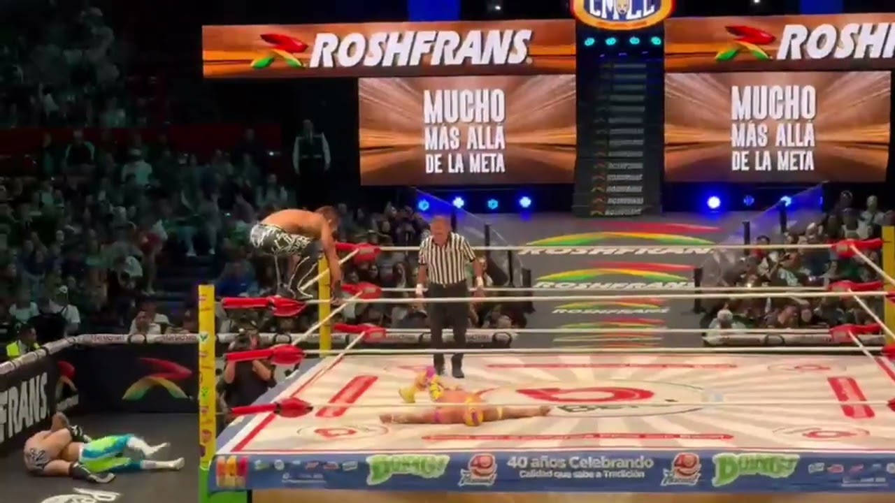 CMLL: Neón y Capitán Suicida Vs. Taiji Ishimori y Robbie X