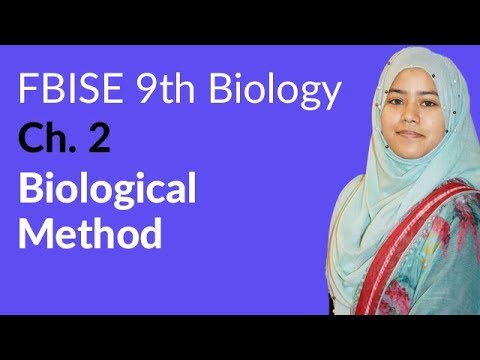 Federal Board 9th Biology Ch. 2 Solving A Biological Problem
