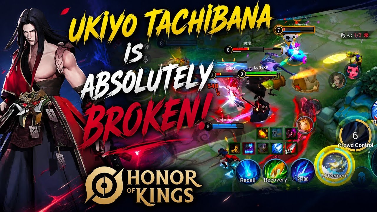 UKIYO TACHIBANA Is ABSOLUTELY BROKEN! 🔥 | Honor of Kings Highlights