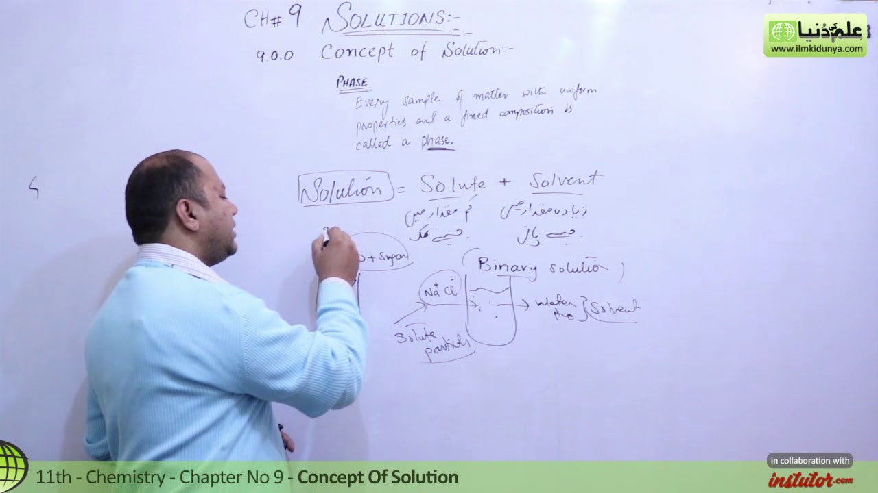 11th Class Chemistry Chapter 9 - 1st Year Chemistry Chapter 9 Solutions - FSc Part 1 Chemistry Chapter 9