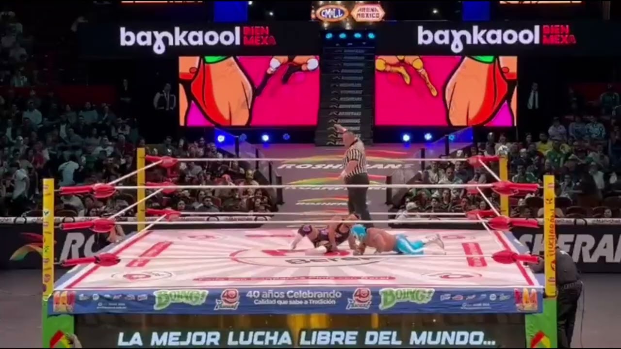 CMLL: Kaligua Vs. Pequeño Volador Jr.