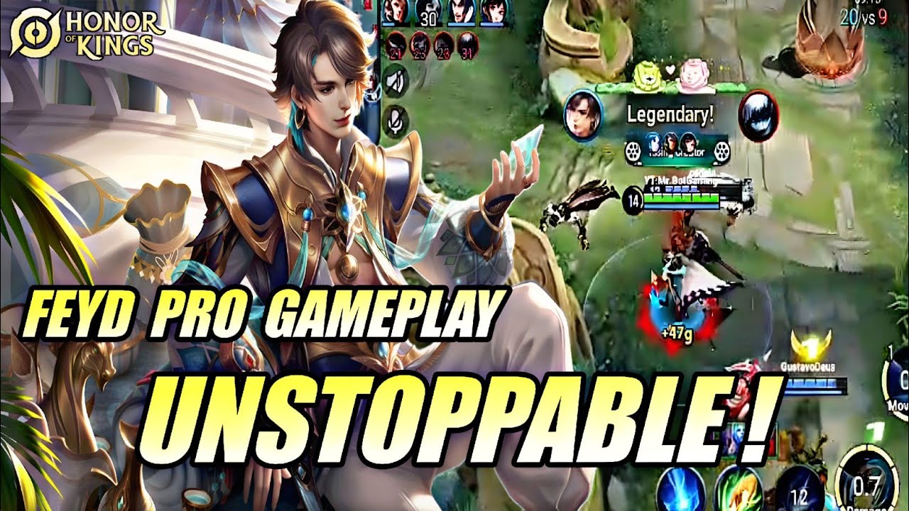 Honor Of Kings (HOK) Feyd Pro Gameplay 100% UNSTOPPABLE! - Easy Win With Feyd Assassin