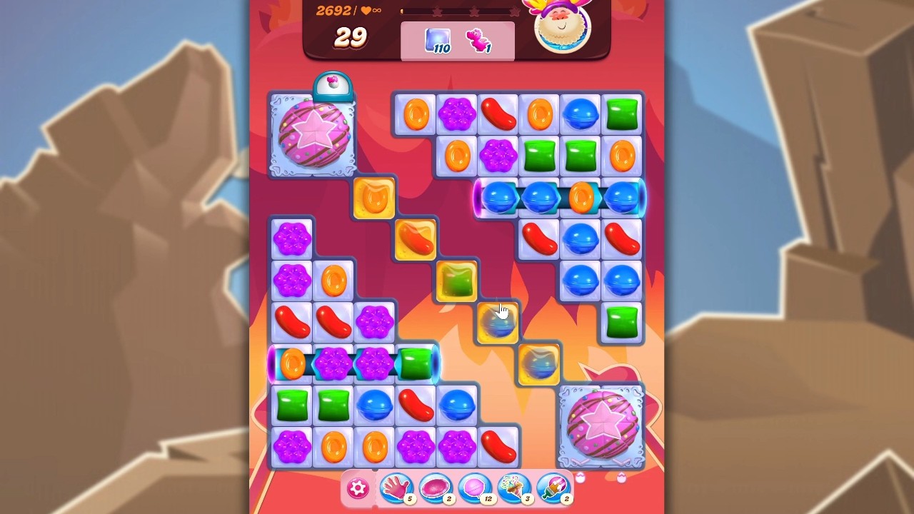 Candy Crush Saga LEVEL 2692 NO BOOSTERS (new version)🐟☑️