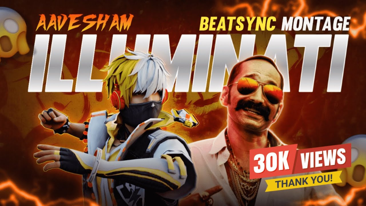 ILLUMINATI | AAVESHAM | FF M0NTAGE 🔥 | Beat sync MONTAGE | FREE FIRE