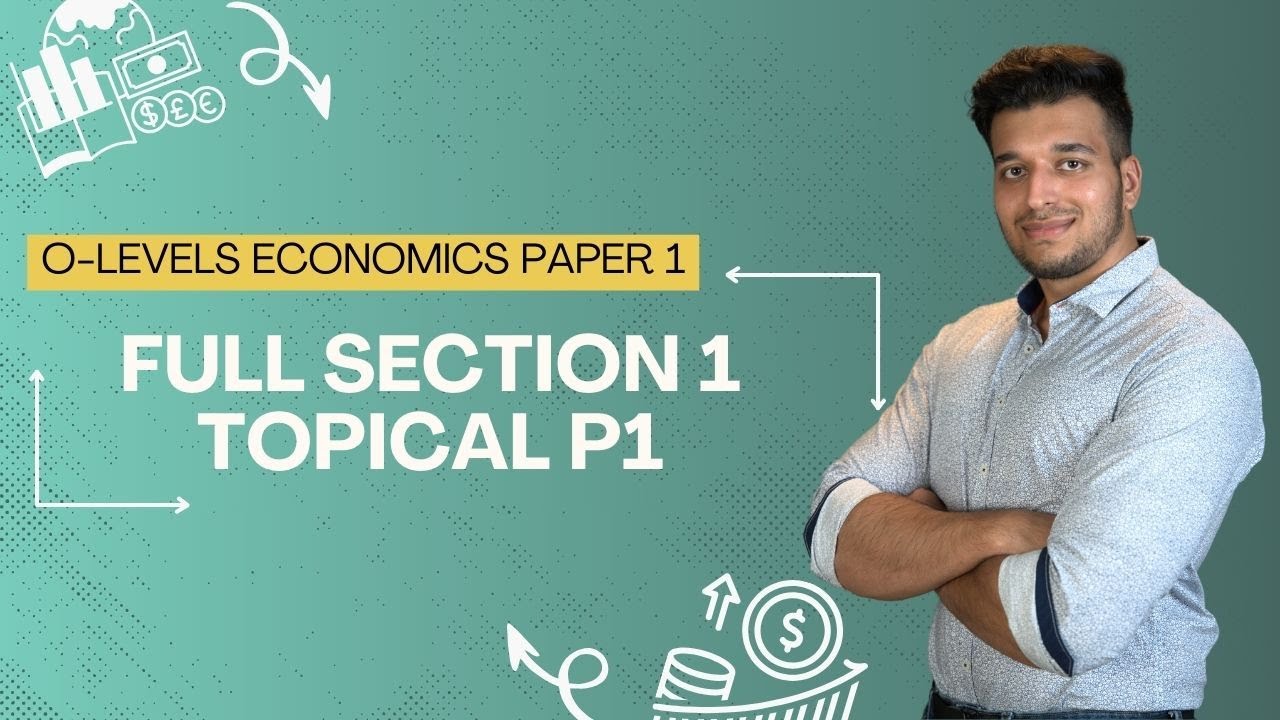 O-LEVELS/ IGCSE ECONOMICS TOPICALS