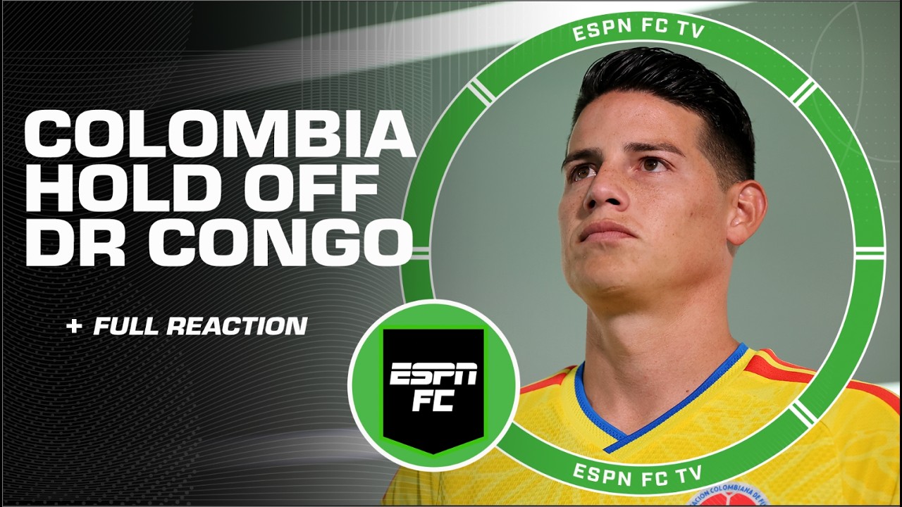 Colombia vs. DR Congo FULL REACTION: Momentum disappeared?! | ESPN FC