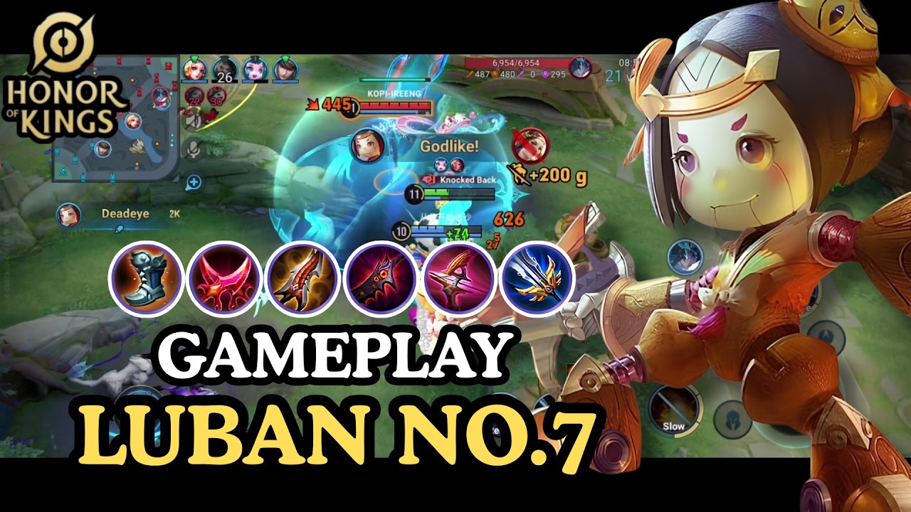 LUBAN NO. 7 IS INSANE! π« Even Tanks Melt Instantly! | Honor of Kings