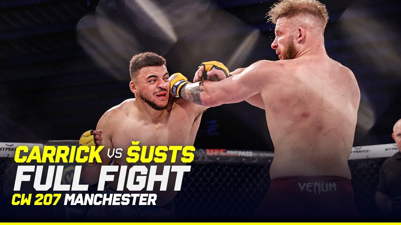 THE BIG BOYS GO AT IT 😱 🤯 | Josh Carrick vs. Gvido Šusts | CW 207 Manchester Full Fight