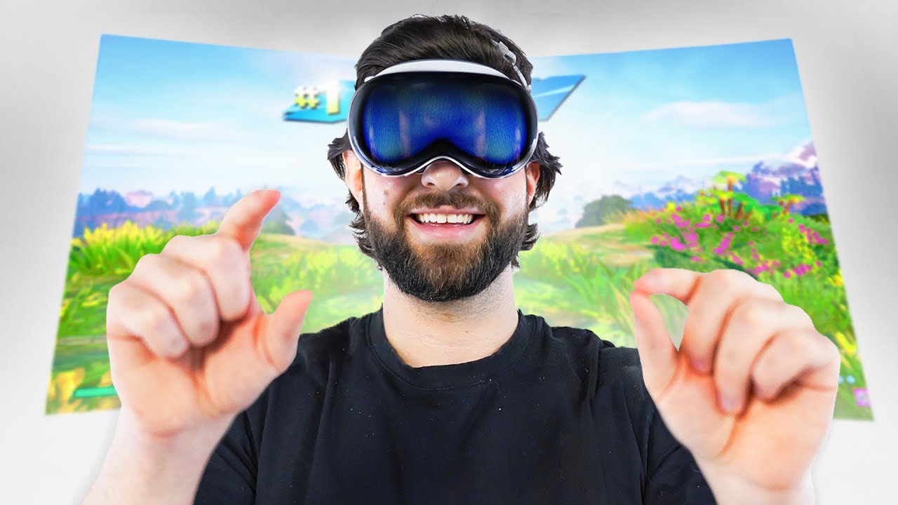 I Played FORTNITE on the Apple Vision Pro! background
