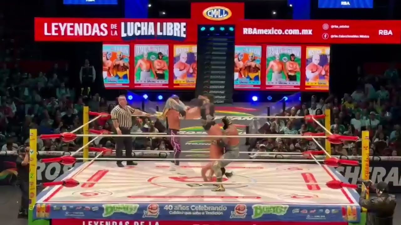 CMLL: Black Tiger y El Phantasmo Vs Volador Jr. y Máscara Dorada