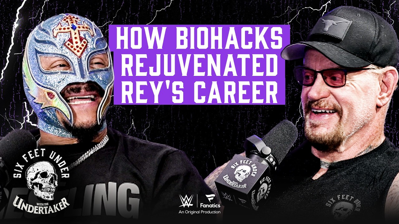 Rey Mysterio on biohacks, cold plunges & more: Six Feet Under background