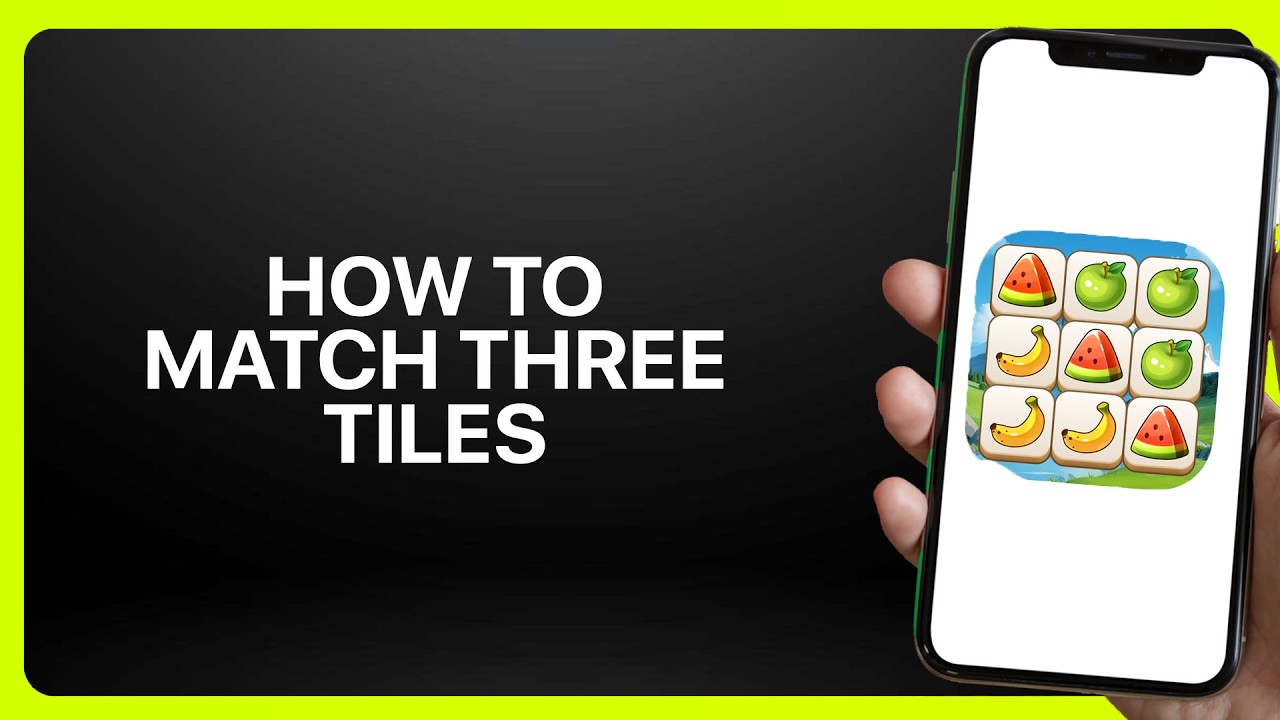 How To Match Three Tiles in Tile Explorer Triple Match! Tutorial