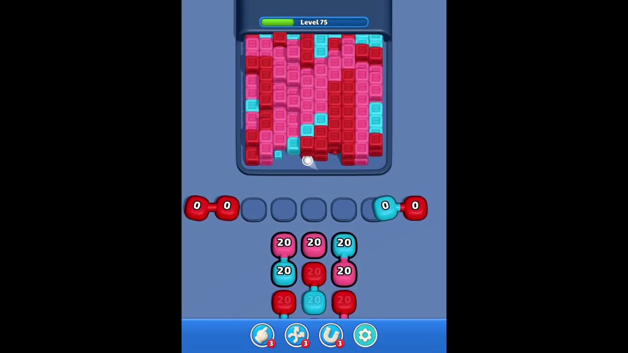 Color Block Crush Levels 71-72-73-74-75-76-77-78-79-80 background