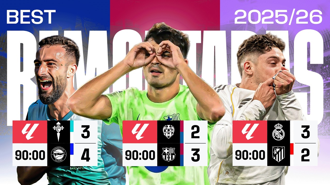 Las REMONTADAS más INOLVIDABLES en LALIGA 2025/26 🔥