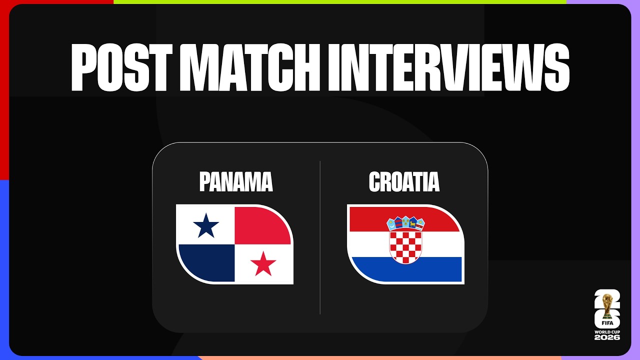 Post-Match Player Interviews: Panama 0-1 Croatia