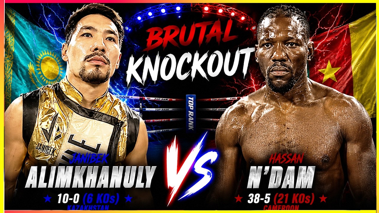 BRUTAL KNOCKOUT That Shocked The World | Janibek Alimkhanuly vs Hassan N'Dam