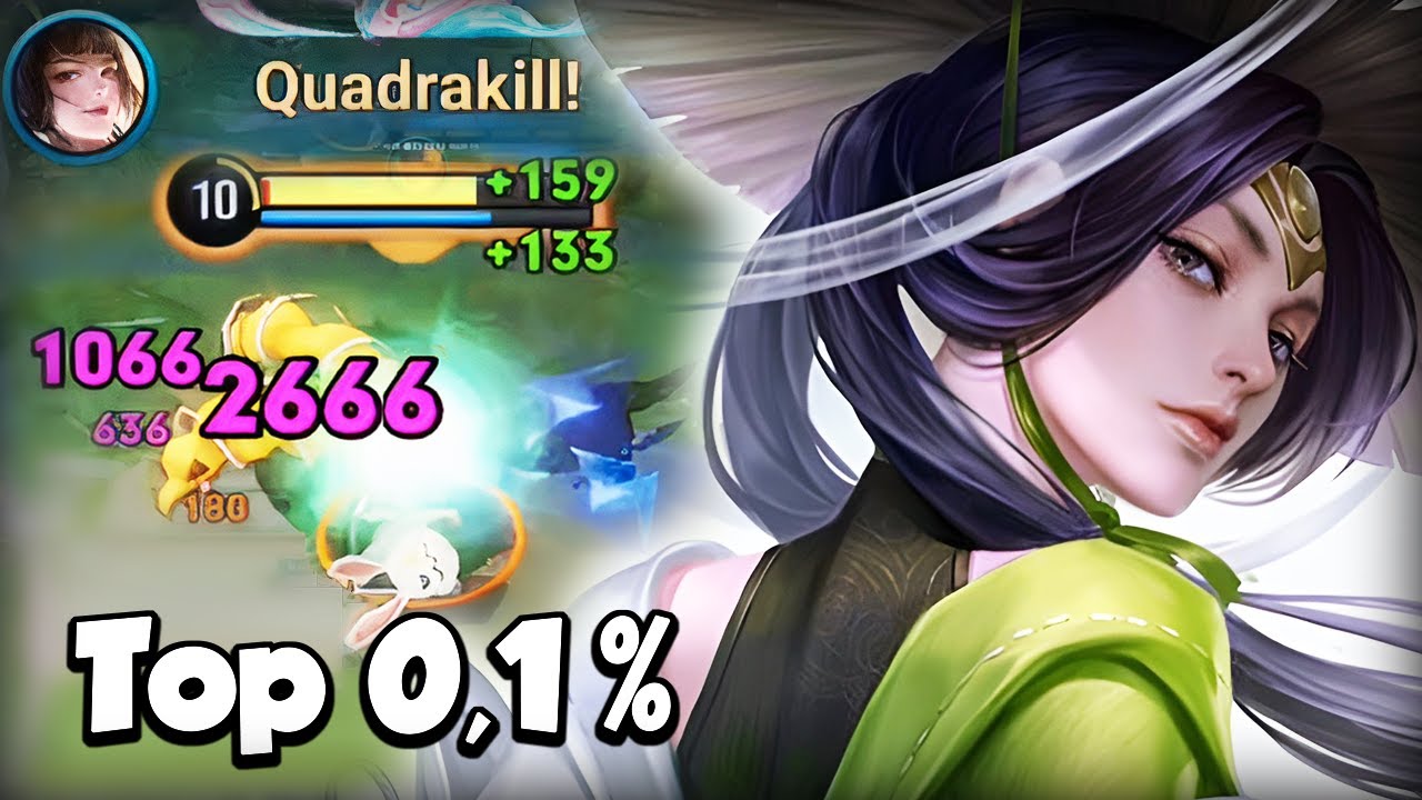 Top 0,1% Shangguan Gameplay & Montage - Build & Arcana - Honor of Kings background