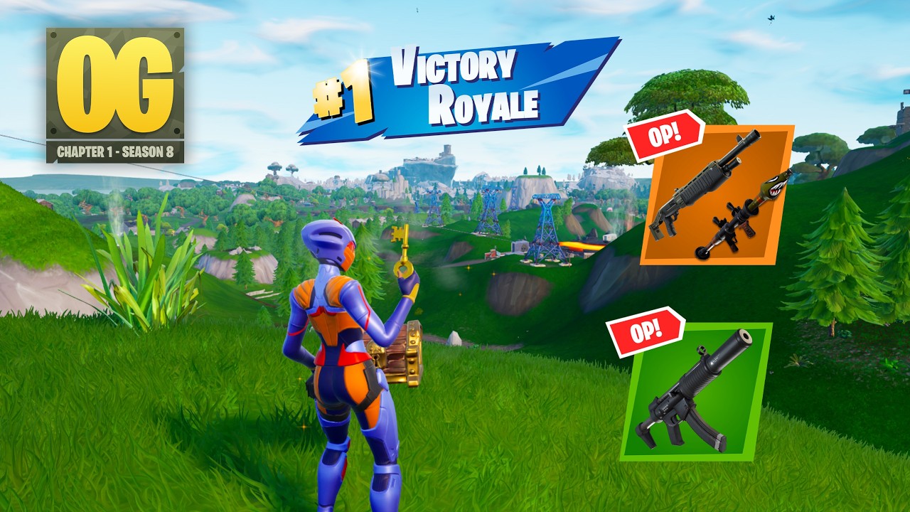 23 Kill Fortnite Solos "FORTNITE OG" | High Kill Fortnite OG Season 8 Gameplay (OG GRAPHICS)