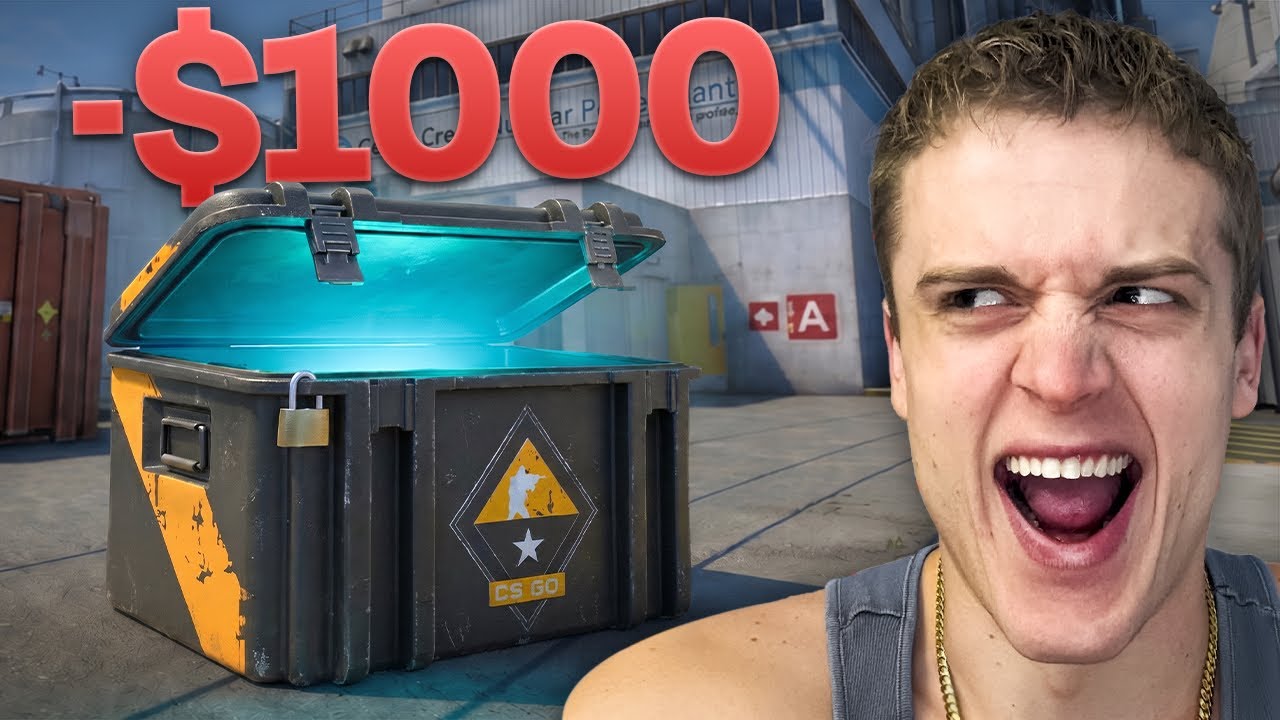Lighting $1000 On Fire On CSGO Cases