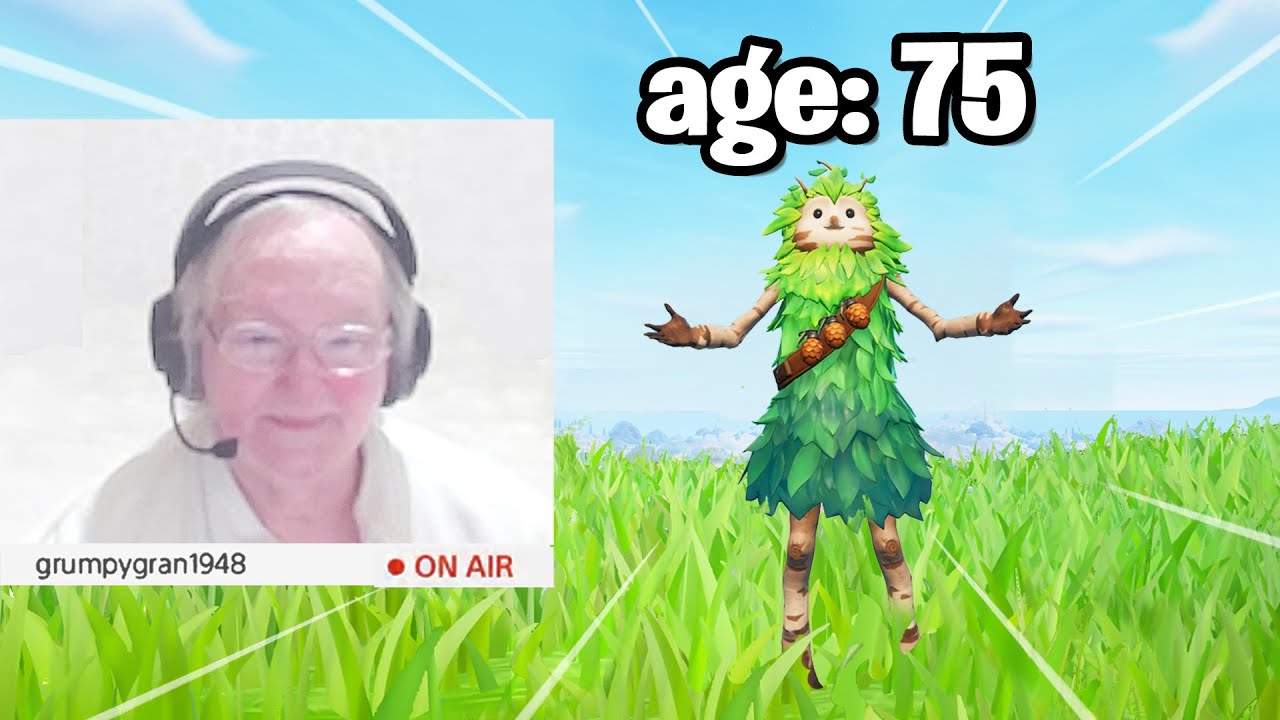 Meet the OLDEST Player in Fortnite! (she's 75) backdrop